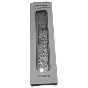 NWT Silver Sparkly Watch Band For Smart Watch